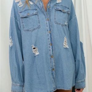 Brand new and never used Denim dress